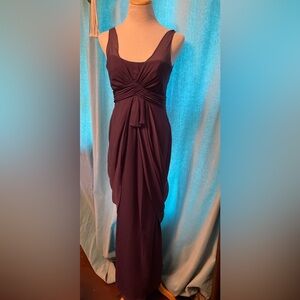 WHITE by Vera Wang purple long formal dress